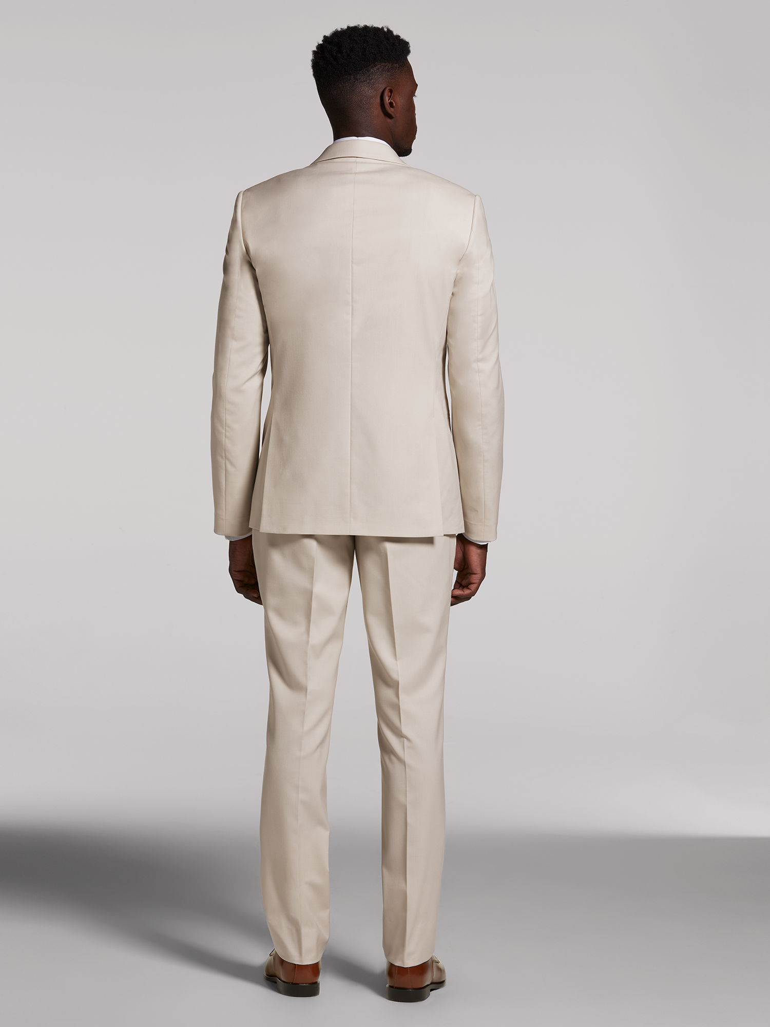 Pronto Uomo Performance Wool Tan Suit | Tuxedo Rental