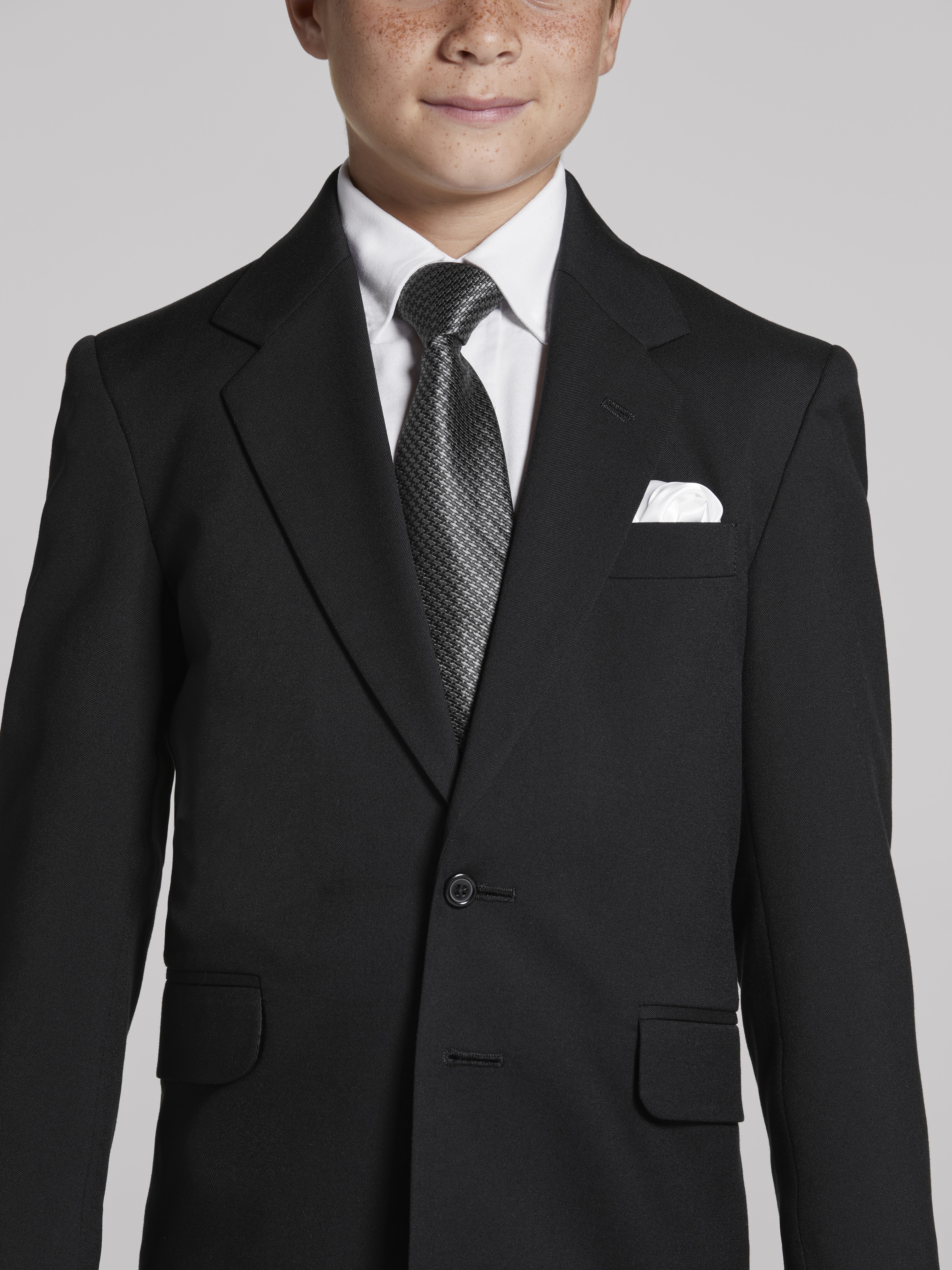 Joseph & Feiss Boy's Black Suit