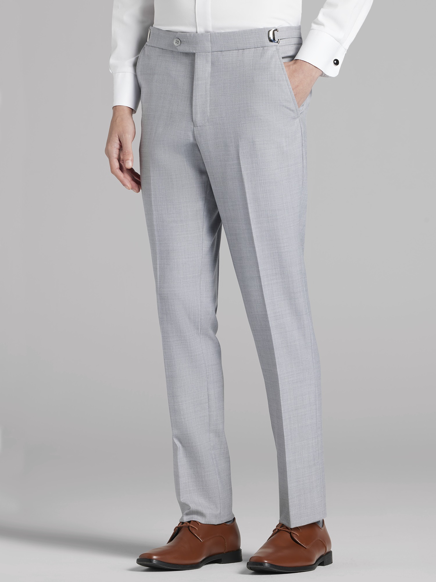 ジョセフアブード　セットアップスーツ　ライトグレー Light Gray Notch Lapel Tux by Joseph Abboud | Tuxedo Rental