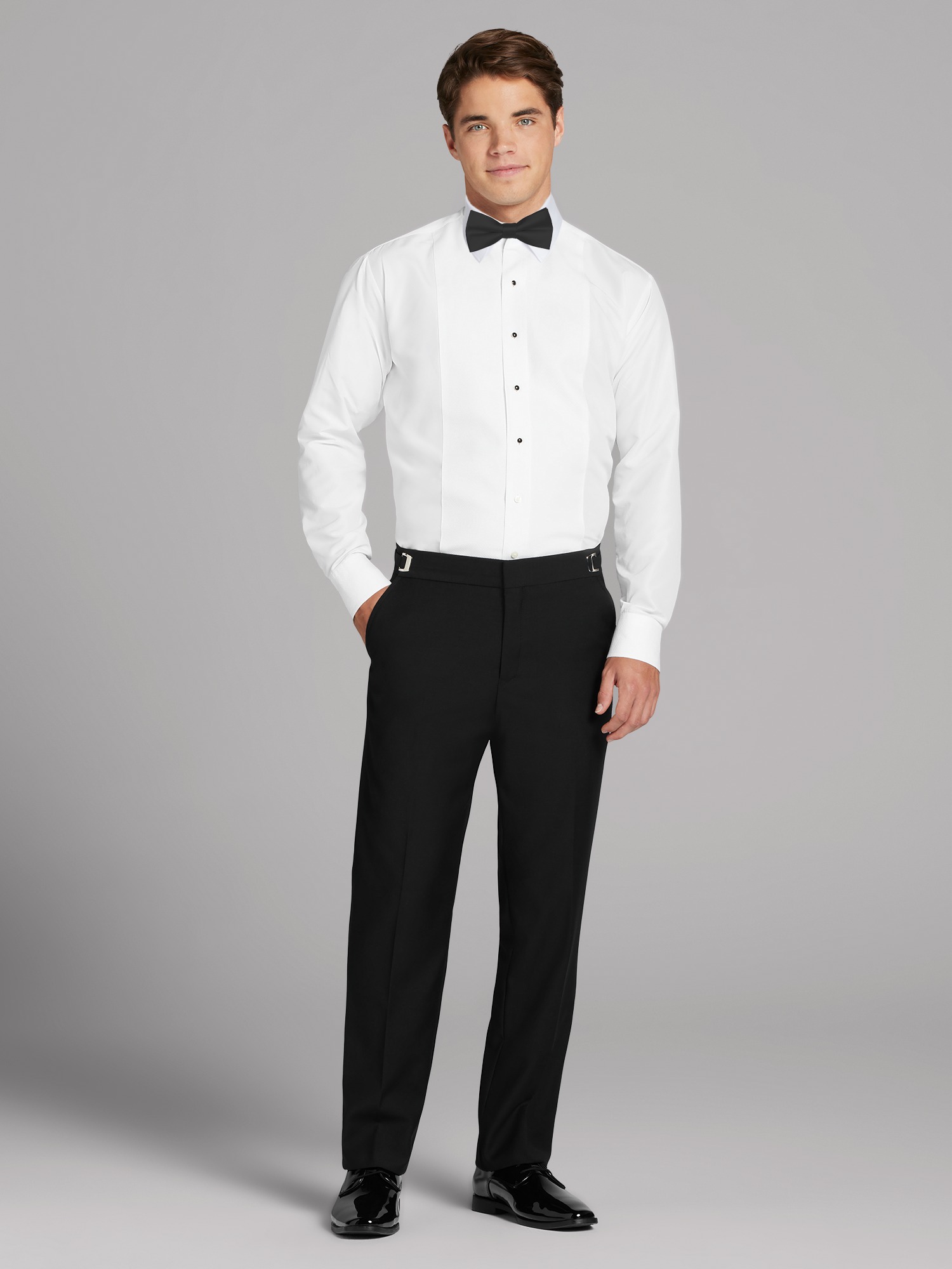 White Dinner Jacket Tux by Calvin Klein | Tuxedo Rental