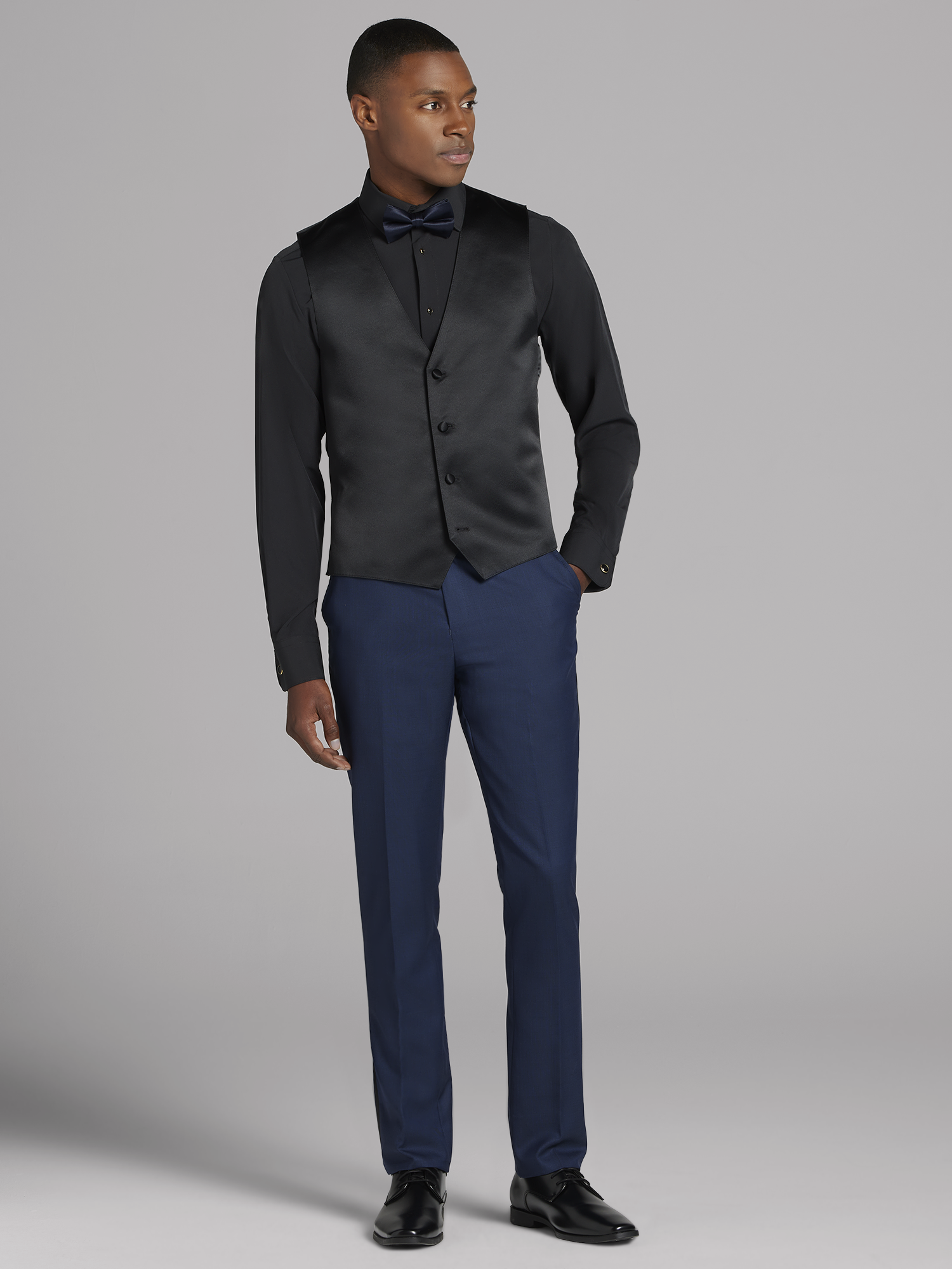 Midnight Notch Lapel Tux | Black by Vera Wang | Tuxedo Rental