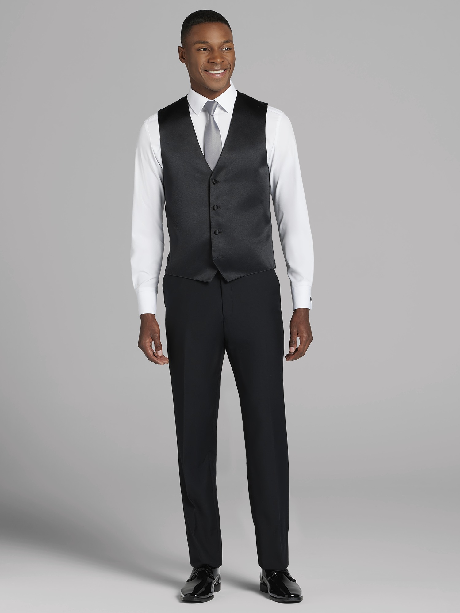Masterhand Men's Grey Tailcoat Dinner Jacket - Formal Wear For Weddings (Ex-Hire)