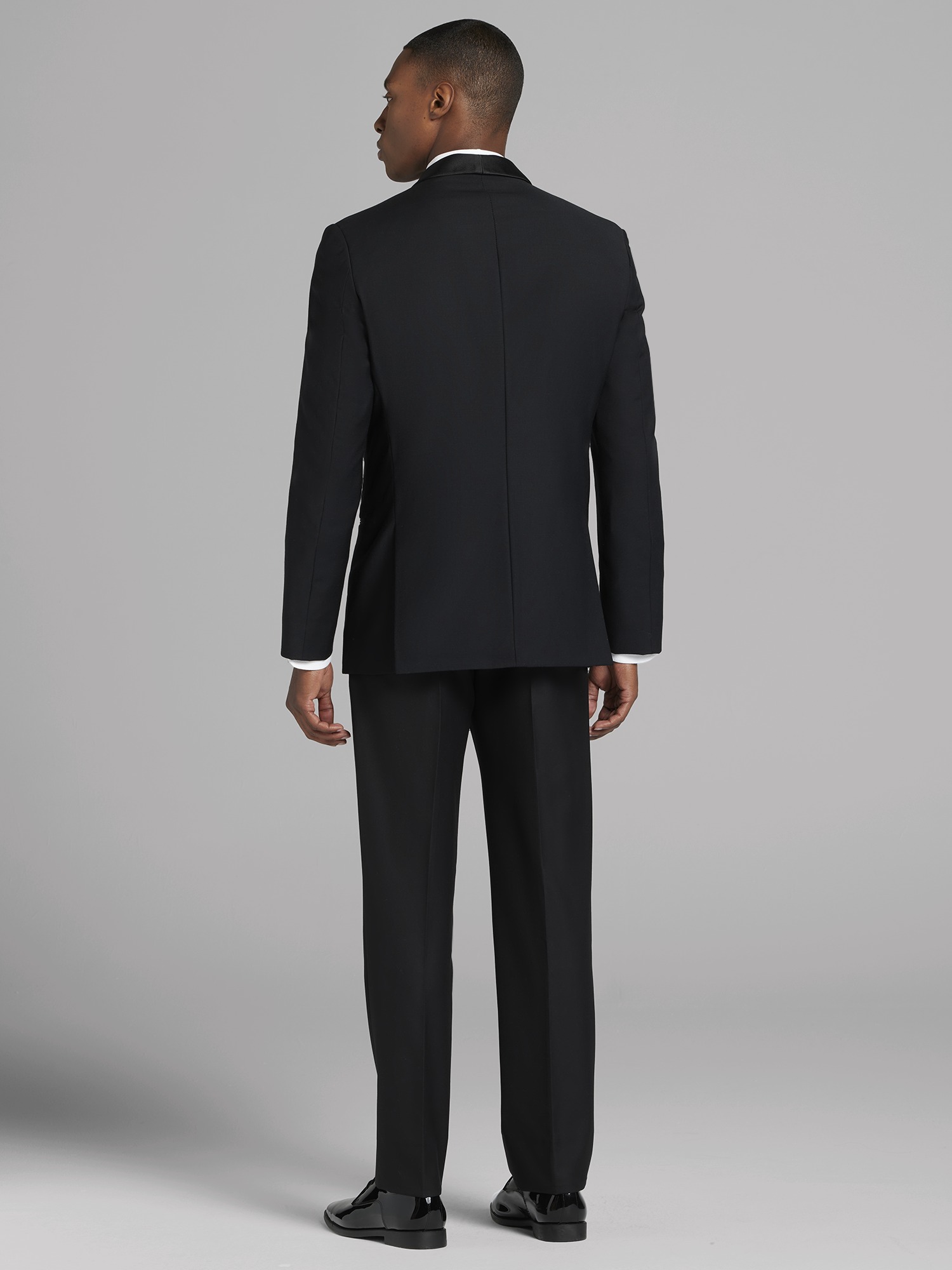 Black Shawl Lapel Tuxedo by Calvin Klein | Tuxedo Rental