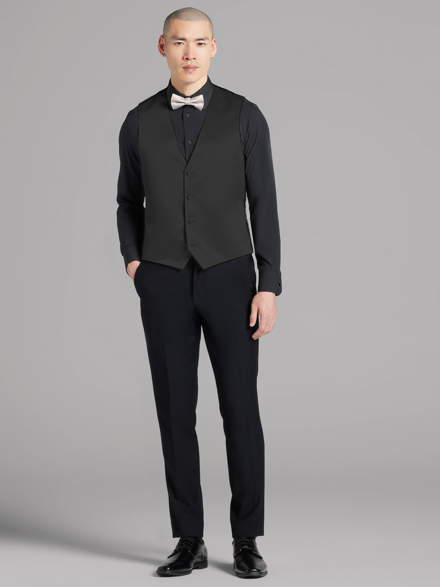 〔Vintage〕90s Black navy Simple suit デカ襟 Vintage〕90s Black navy Simple suit デカ襟