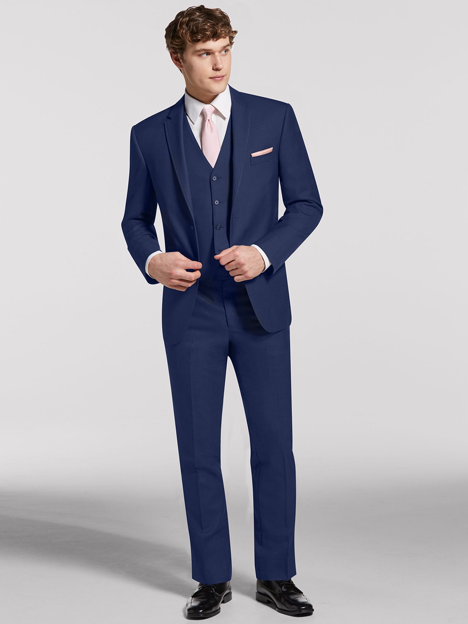 Blue Wedding Suit by Calvin Klein Suit Rental Men's Wearhouse