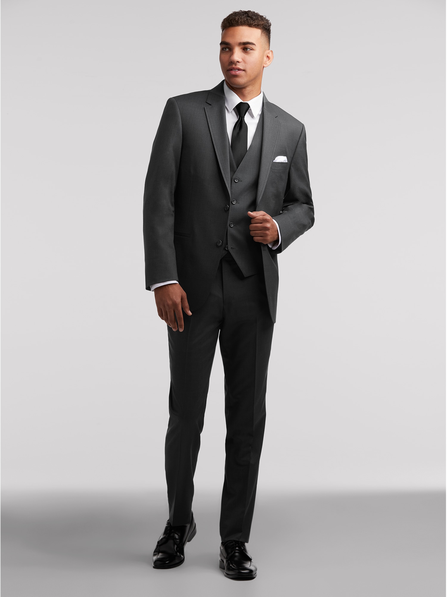 Charcoal Performance Suit by Calvin Klein | Suit Rental