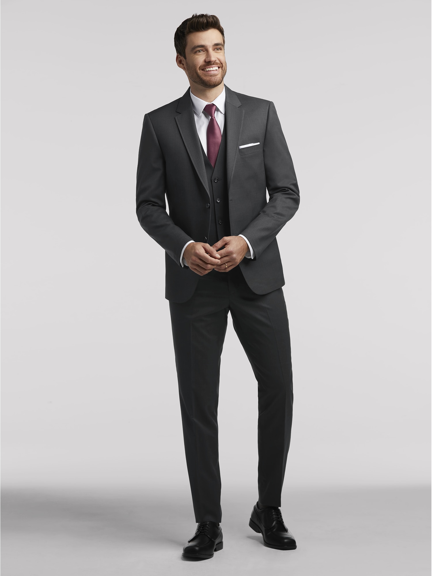 Charcoal Performance Suit by Calvin Klein | Suit Rental