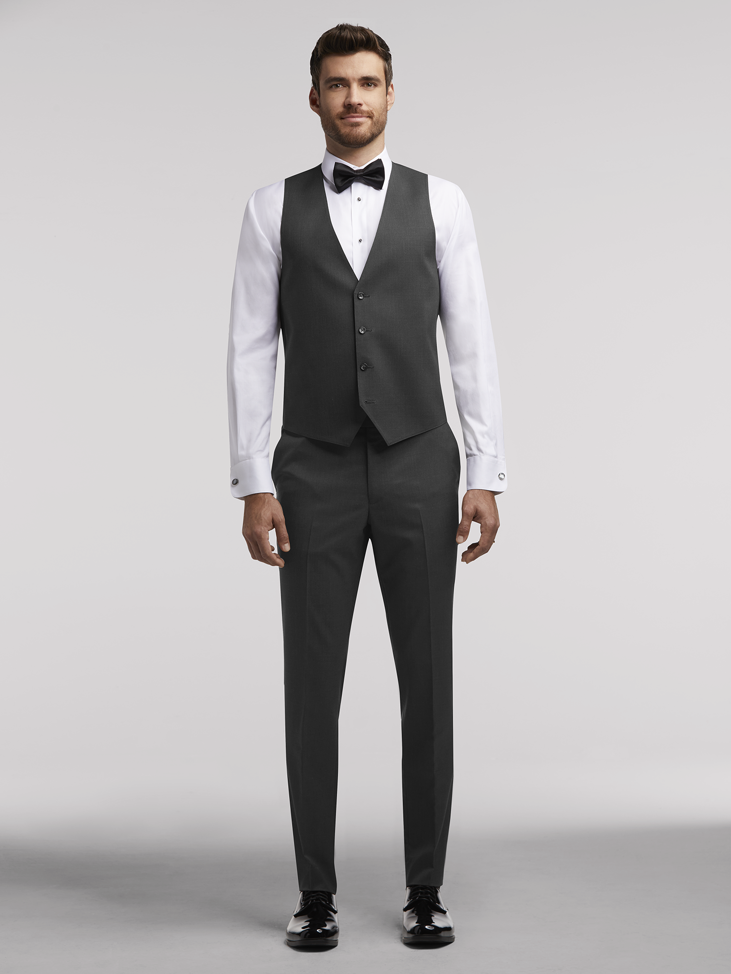 Charcoal Performance Tuxedo by Calvin Klein | Tuxedo Rental