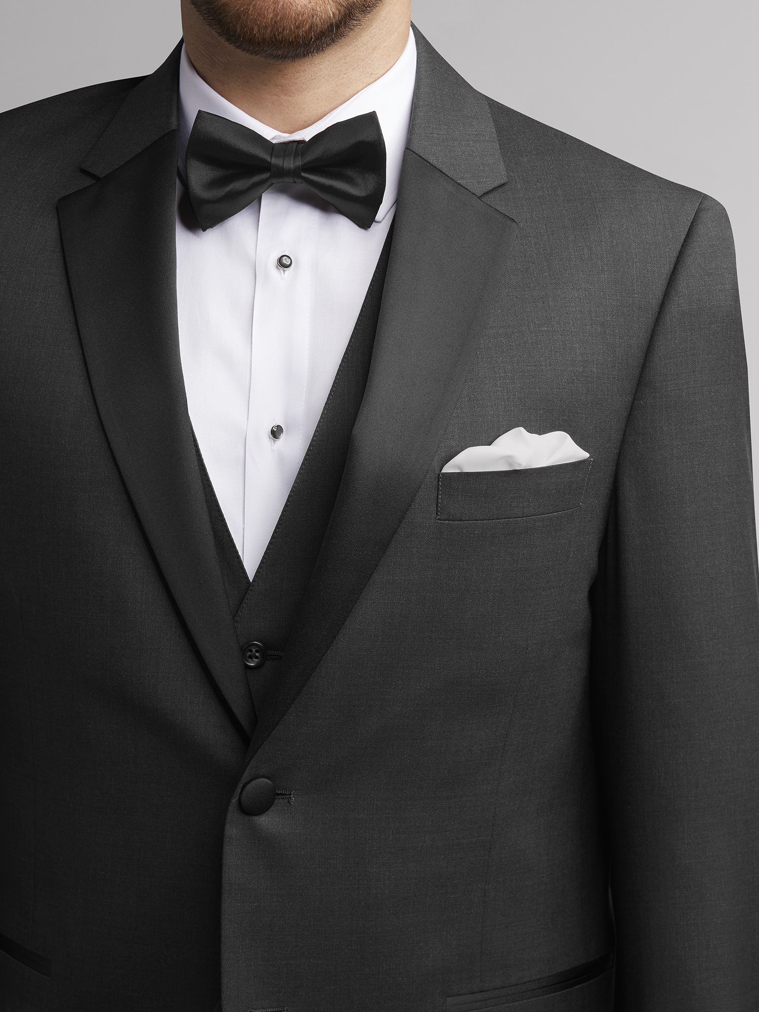 Charcoal Performance Tuxedo by Calvin Klein | Tuxedo Rental