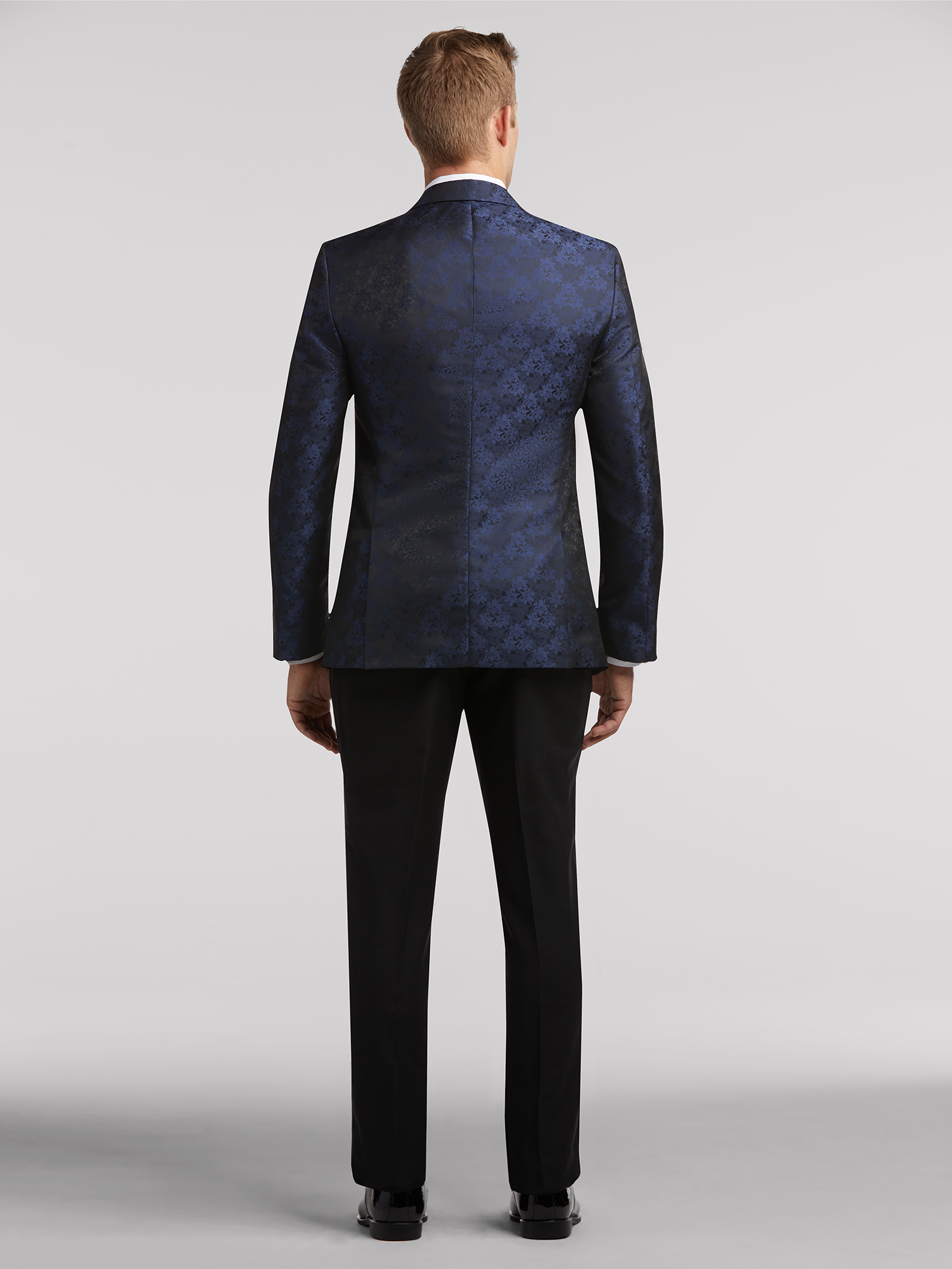 Blue and black outlet suit jacket