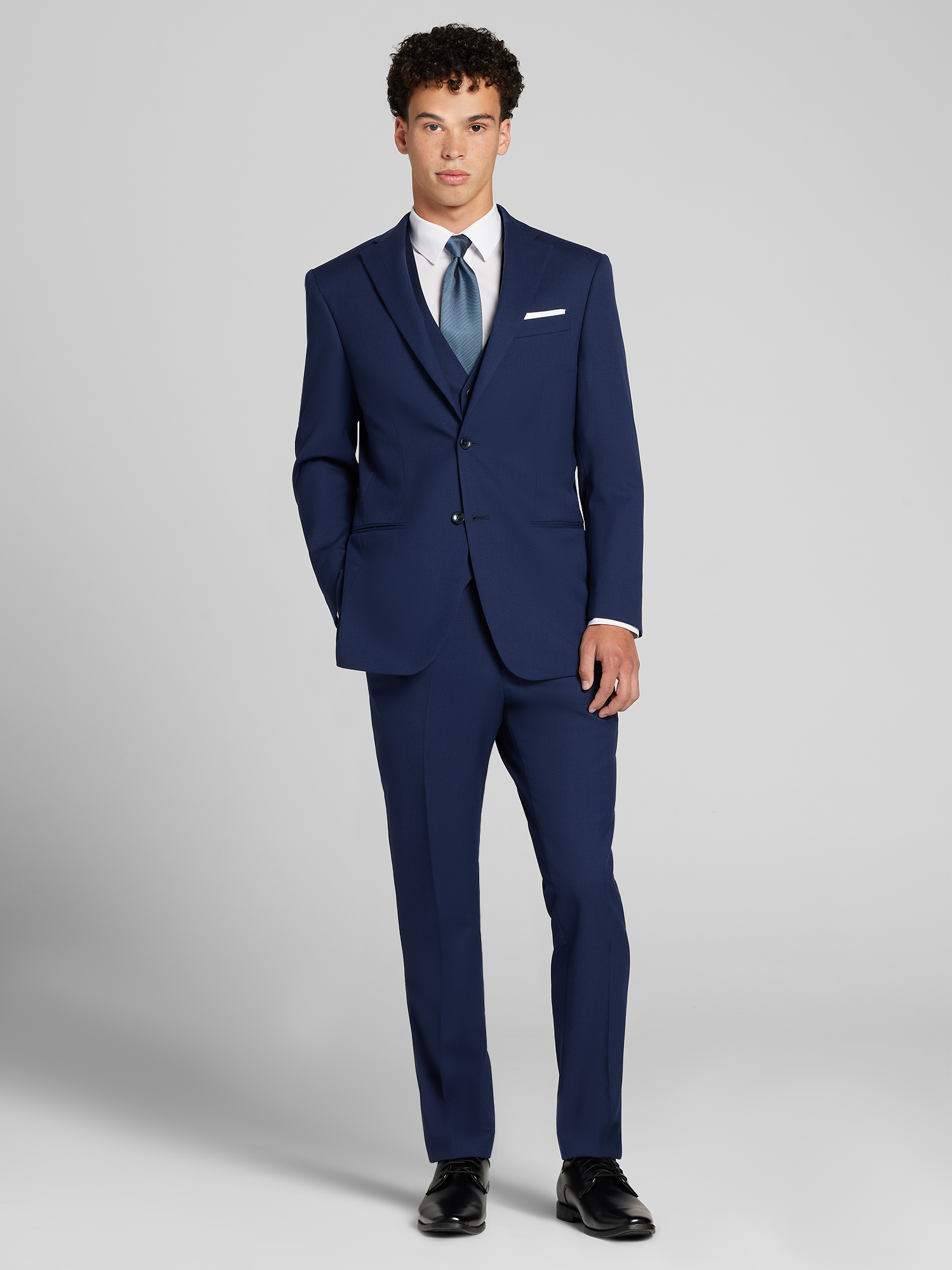 Pronto Uomo Navy Suit
