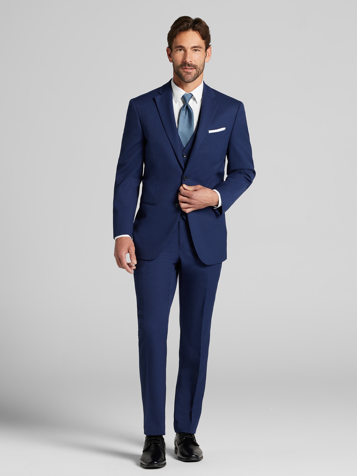 Pronto Uomo Navy Suit