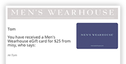 Gift Cards Men S Wearhouse