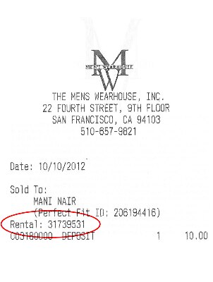 Individual Receipt